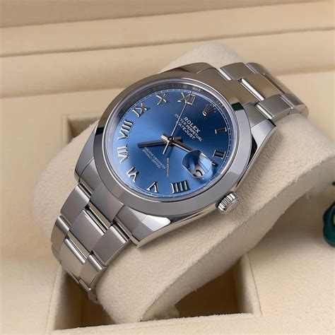 datejust blue rolex|2022 Rolex Datejust 41mm.